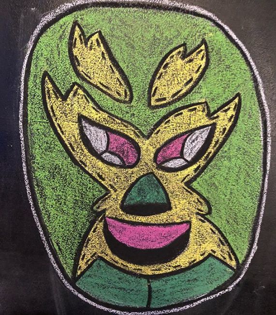 Chalk art